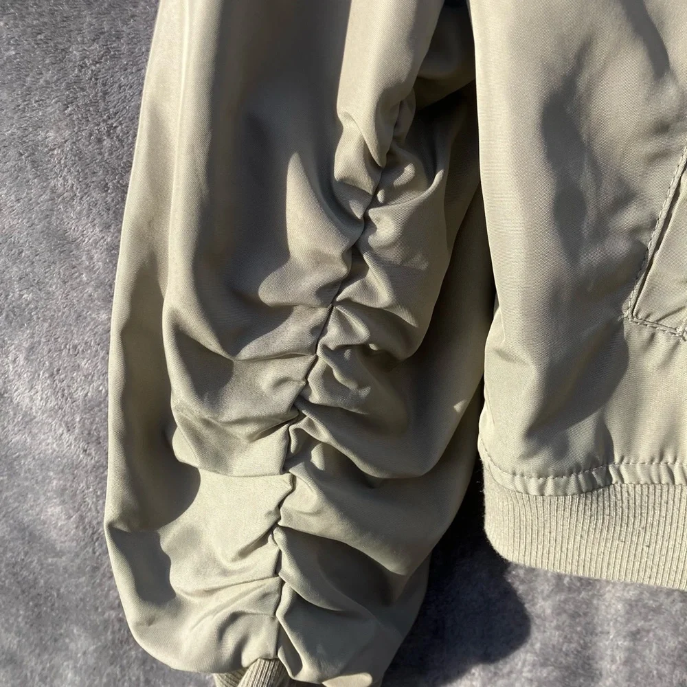 Girls‎ Size Medium Speechless Kids Windbreaker Olive Green